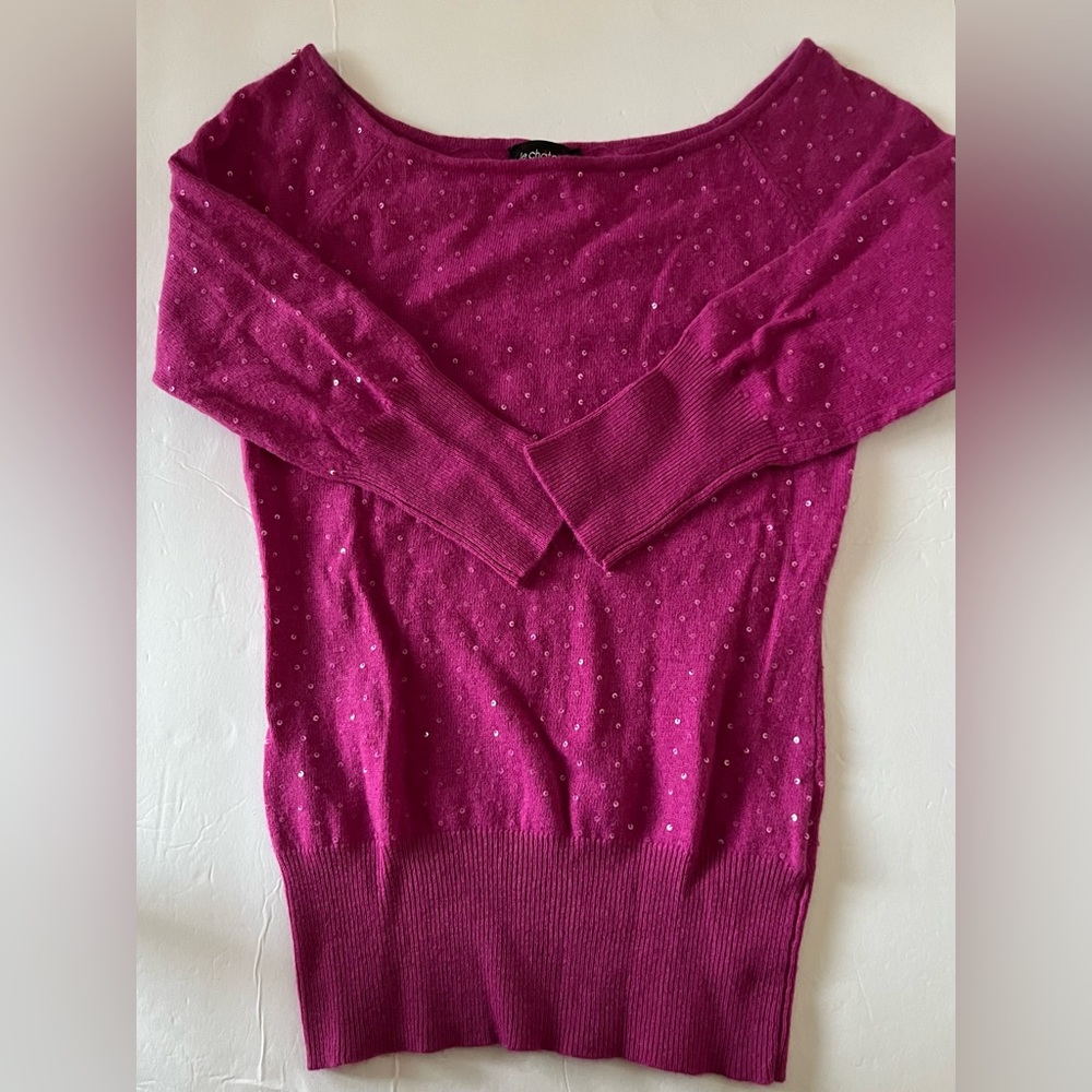 Hot pink sweater